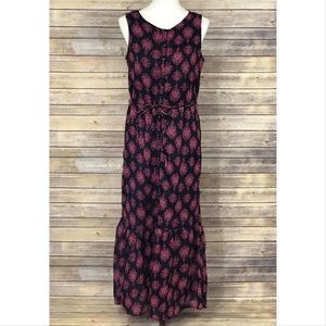 Lucky Brand Maxi Dress Sleeveless Boho